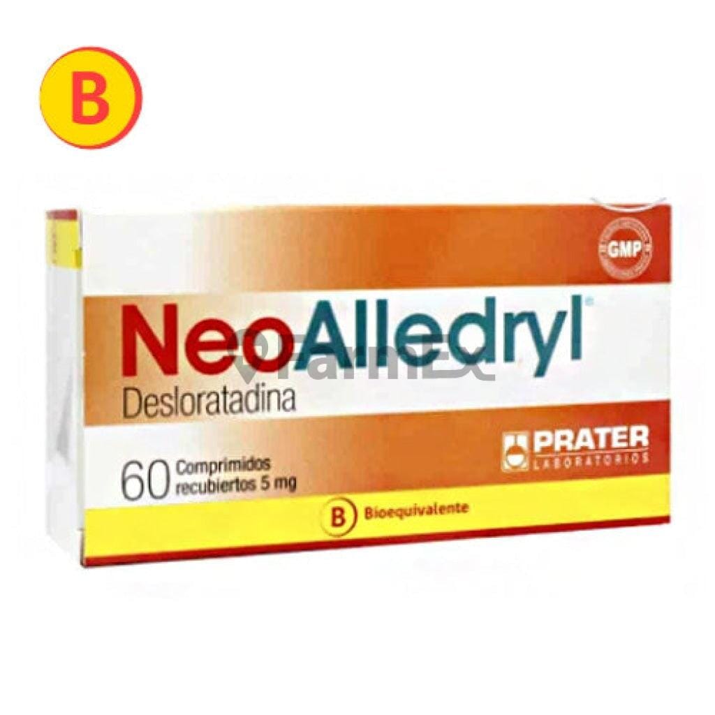 Neo Alledryl 5 mg x 60 comprimidos Farmex-Fonasa-Persistente
